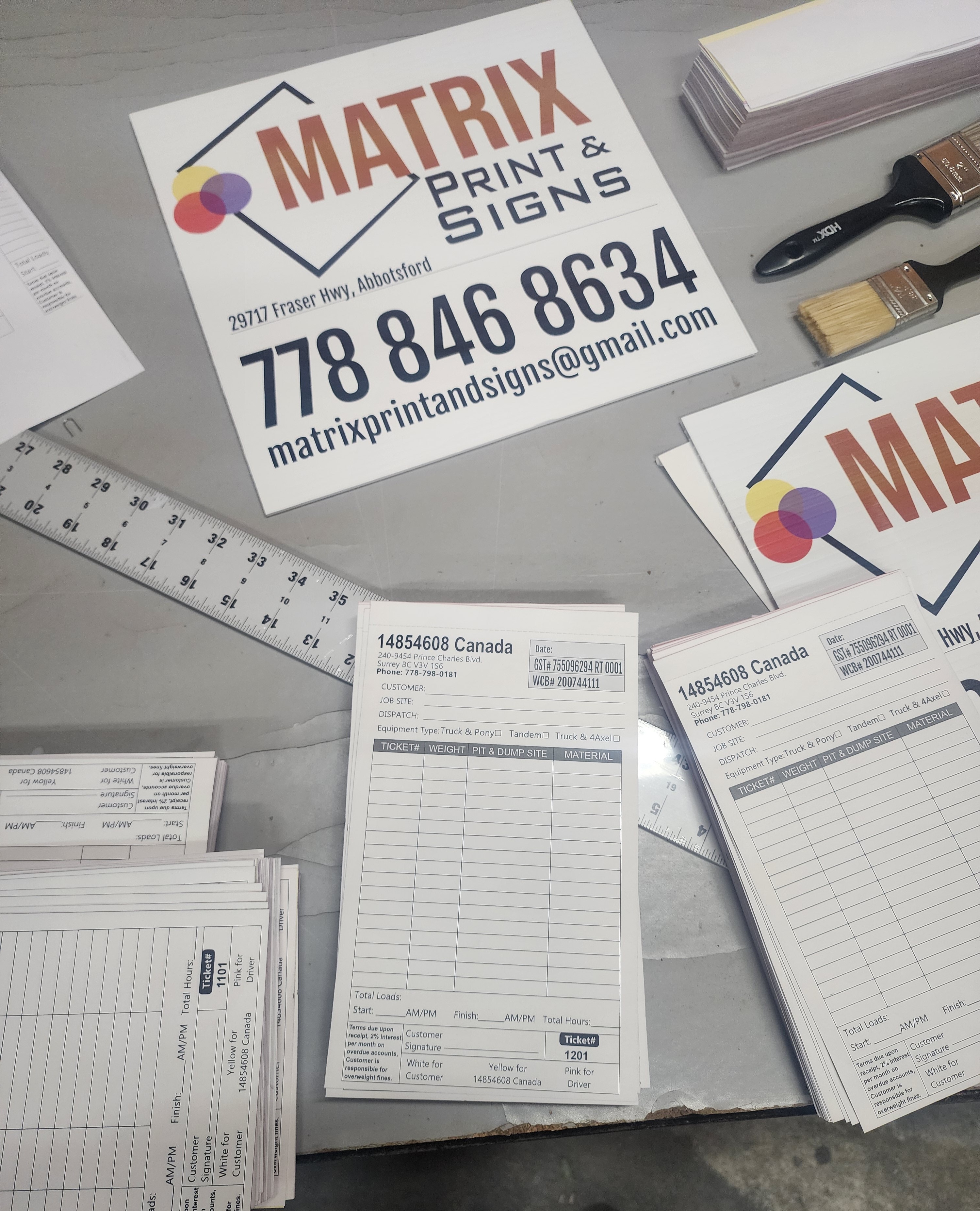 Invoices/Bill Books
